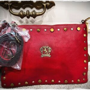 pratesi firenze handbag crossbody purse tan Boho leather Italian bag.